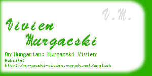 vivien murgacski business card